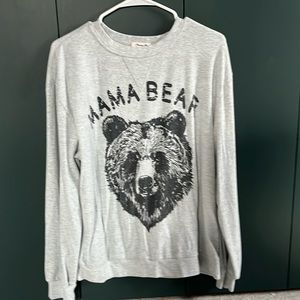Graphic lightweight sweatshirt